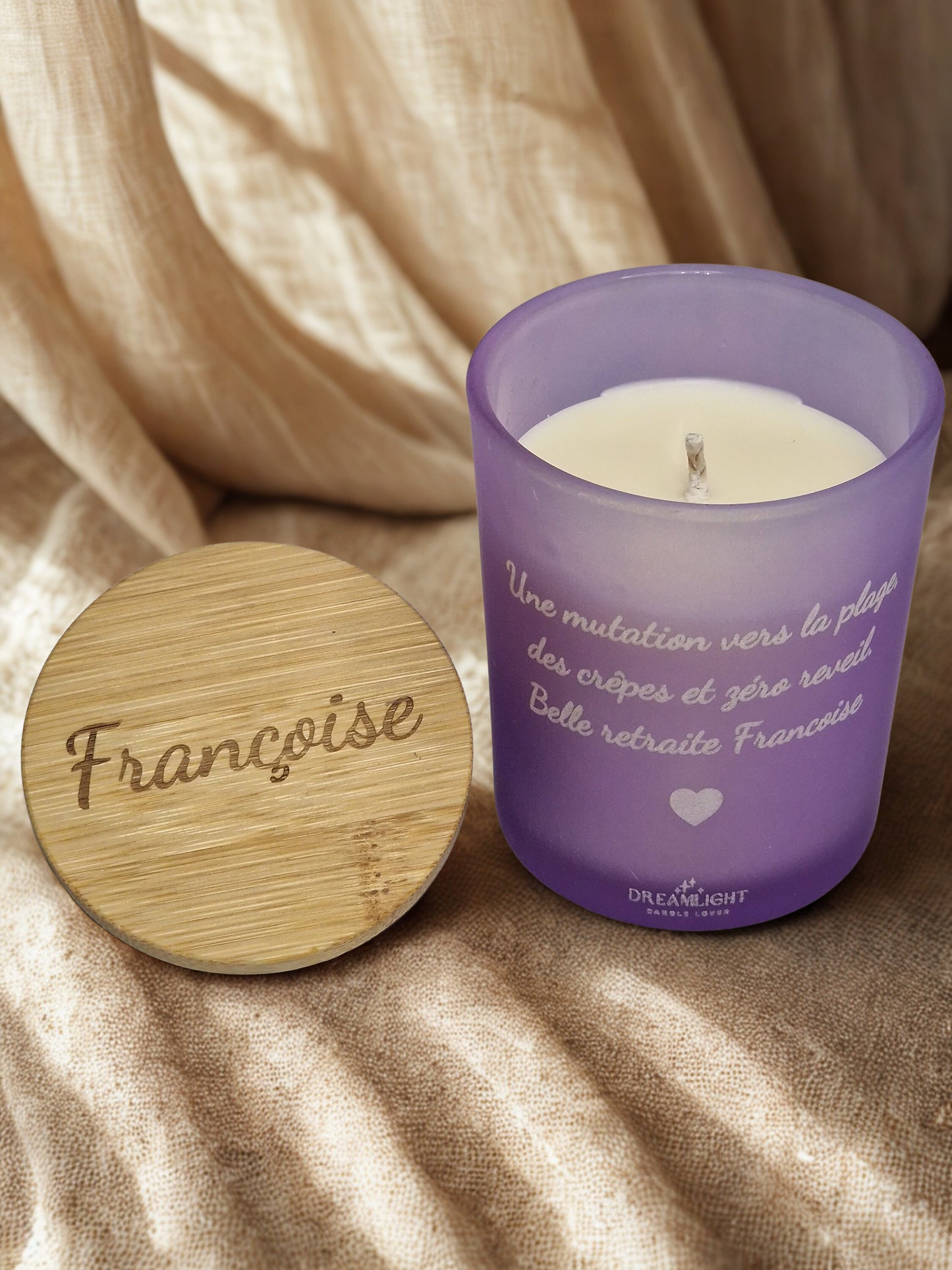 Bougie Parfumée Gravée - Personnalisée